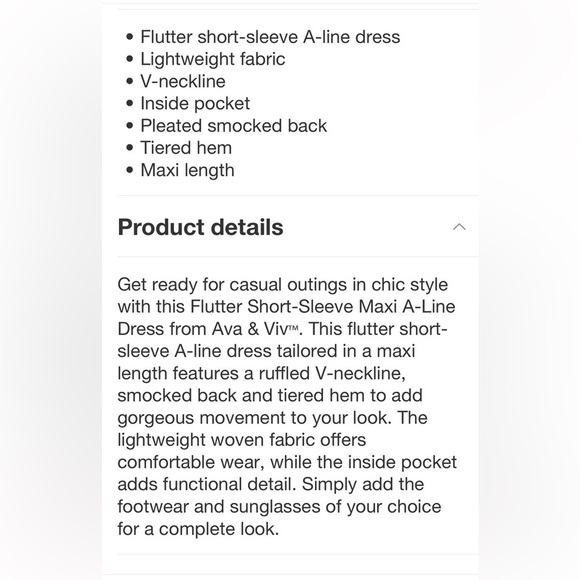 Women's Flutter Short Sleeve Maxi A-Line
Dress - Ava & Viv™ Lemon Yellow 2X new - Picture 5 of 6